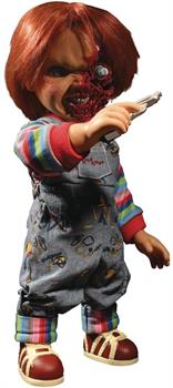 Childâ€™s Play 3 Talking Pizza Face Chucky 15 Inch Mega Figure