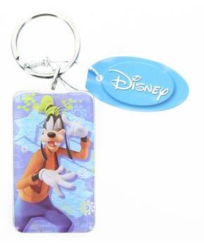 Disney Goofy Rectangular Lucite Key Ring