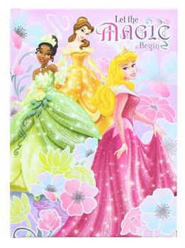 Disney Princesses Cinderella/Belle/Snow White 5x7 Inch Hardcover Journal