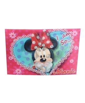 Disney Minnie Mouse 3D Motion Picture Card Magnet