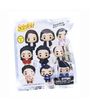 Seinfeld Series 3 3D Foam Bag Clip | 1 Random