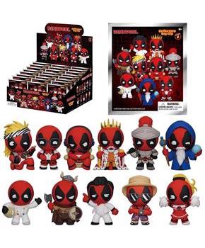 Marvel Deadpool Series 6 3D Foam Bag Clip | 1 Random