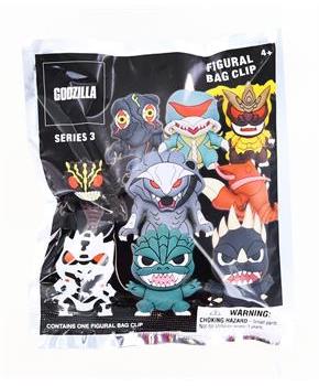 Godzilla Classic Series 3 Blind Bag Foam Figure Keyring | One Random