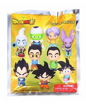 Dragon Ball Super Series 1 3D Foam Bag Clip | One Random