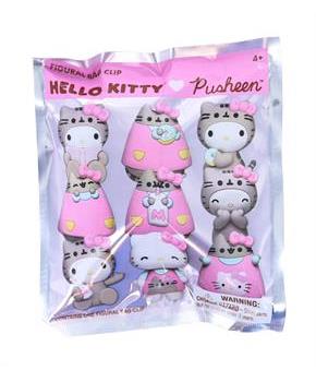 Hello Kitty X Pusheen 3D Figural Foam Bag Clip Mystery Pack | One Random