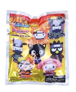 Hello Kitty x Naruto 3D Foam Bag Clip | One Random