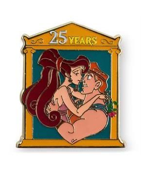 Disney Hercules and Meg 25th Anniversary Enamel Pin | SDCC 2022 Exclusive