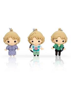 The Golden Girls Rose 3D Foam Figural Bag Clip 3-Piece Set | SDCC 2022 Exclusive