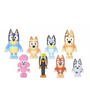 Bluey 2.5 Inch Family & Friends Action Figure 8 Pack