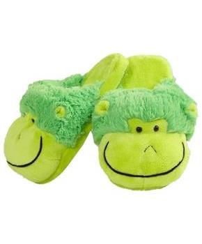 My Pillow Pets Neon Monkey Slippers