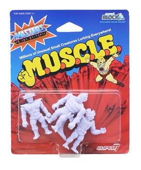 Masters of the Universe M.U.S.C.L.E. 3-Pack: Tri-Klops, Whiplash, Mer-Man