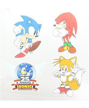 Sonic the Hedgehog Vinyl Stickers, Set of 4