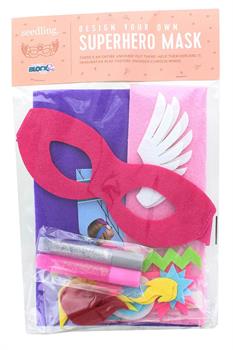 Design Your Own Superhero Mask Kit - Pink