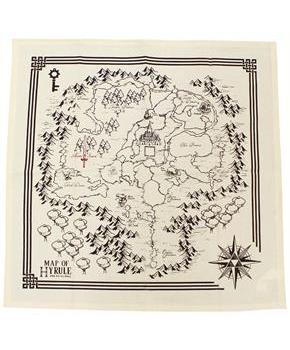 Legend Of Zeld Map Of Hyrule Tea Towel Set Of 2