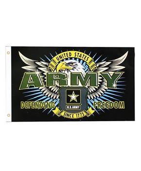 U.S. Army Defending Freedom Flag (3&#39;x5&#39;)