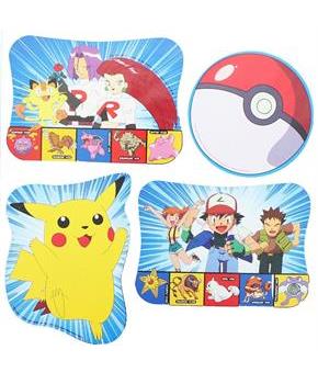 4 Pokemon Pikachu Print Decorations Party Supplies