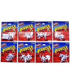 Master of the Universe M.U.S.C.L.E. Mini Figures, Set of 8 Packs (24 Figures Total) Exclusive Set