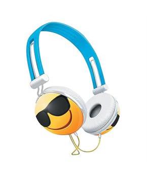 Emoji Overhead Stereo Headphones, Sunglasses