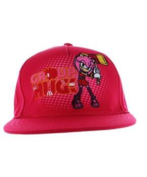 Sonic the Hedgehog "Group Hug" Snapback Hat, Pink