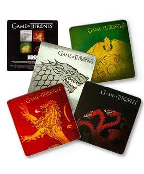 Game of Thrones Drink Coasters, Set of 4