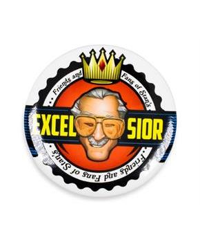 Stan Lee Excelsior Button Pin