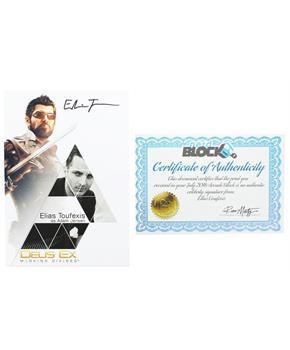 Deus Ex: Mankind Divided Elias Toufexis Signed Print with Certificate