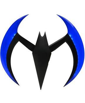 Batman Beyond Light Up Blue Batarang Prop Replica