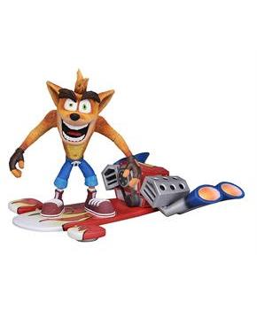 Crash Bandicoot 5.5-Inch Crash w/ Jet Board Deluxe Action Figure