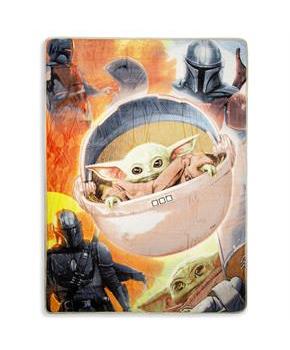 Star Wars The Mandalorian Longest Journey 60 x 80 Inch Silk Touch Throw Blanket