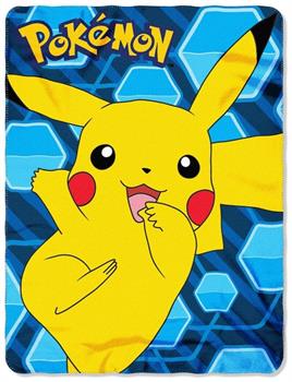 Pokemon Pikachu 45 x 60 Inch Fleece Throw Blanket