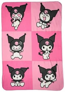 Sanrio Kuromi 45 x 60 Inch Fleece Throw Blanket