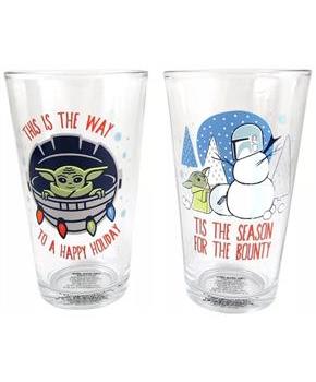 Star Wars The Child "Tis the Season" 16oz Pint Glass Set
