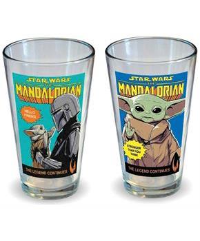 Star Wars The Child Comic Covers 16oz Pint Glass Set