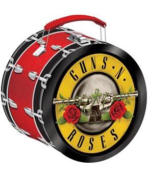 Guns N Roses Drum Shaped Tin Fun Box