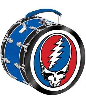 Grateful Dead Drum Shaped Tin Fun Box