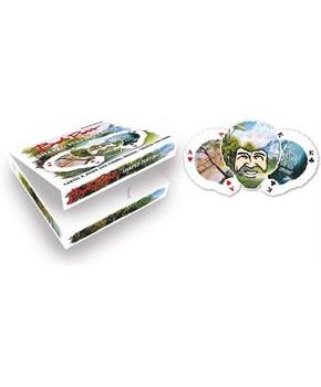 Bob Ross-Shaped Playing Cards | 52 Card Deck + 2 Jokers