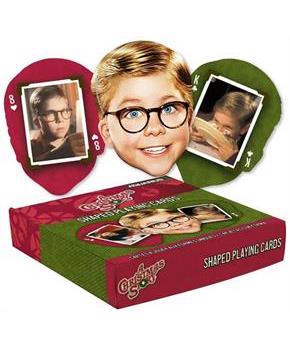 A Christmas Story Shaped Playing Cards