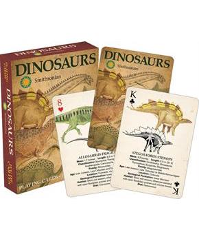 Smithsonian Dinosaurs Playing Cards | 52 Card Deck + 2 Jokers