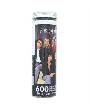 Friends Cast Mega Micro 600 Piece Jigsaw Puzzle Tube