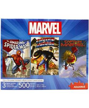 Marvel 500 Piece Jigsaw Puzzles | Set of 3