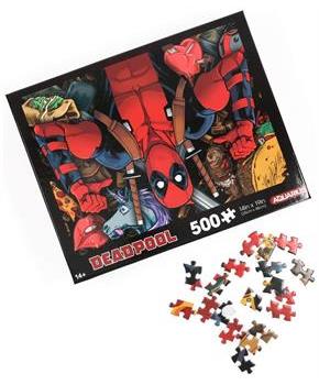 Marvel Deadpool Collage 500 Piece Jigsaw Puzzle
