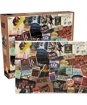 AC/DC Albums 1000 Piece Jigsaw Puzzle