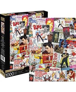 Elvis Presley Movie Poster Collage 1000 Piece Jigsaw Puzzle