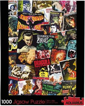 Hammer Classic Horror Movies Collage 1000 Piece Jigsaw Puzzle
