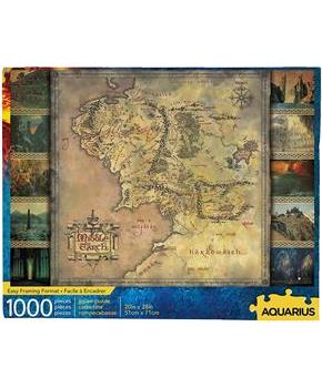 Lord of the Rings Map 1000 Piece Jigsaw Puzzle