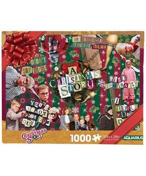 A Christmas Story Wrapping Paper 1000 Piece Jigsaw Puzzle