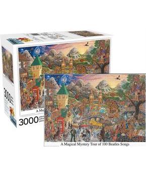 The Beatles Magical Mystery Tour of 100 Songs 3000 Piece Jigsaw Puzzle