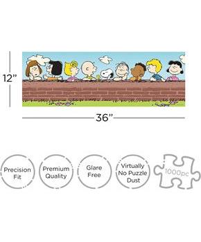 Peanuts Characters 1000 Piece Slim Jigsaw Puzzle