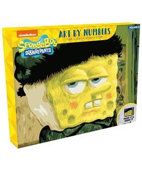 SpongeBob Van Gogh Portrait Art By Numbers Painting Kit
