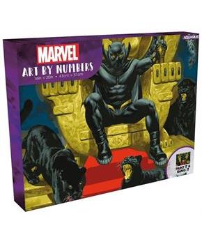 Marvel Black Panther Art By Numbers Painting Kit